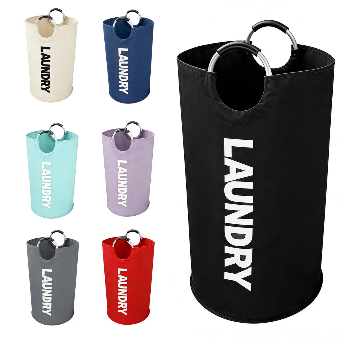 A Large 90 Liter Laundry, Navy Blue