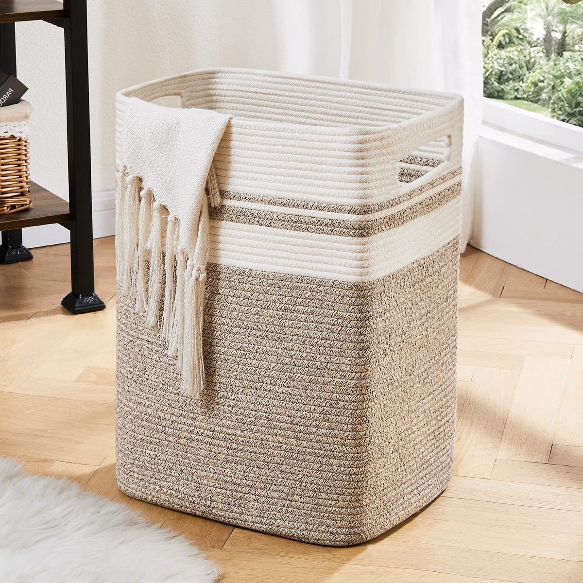 OIAHOMY Laundry Hamper Collapsible Laundry Basket Clothes Organizer Yellow