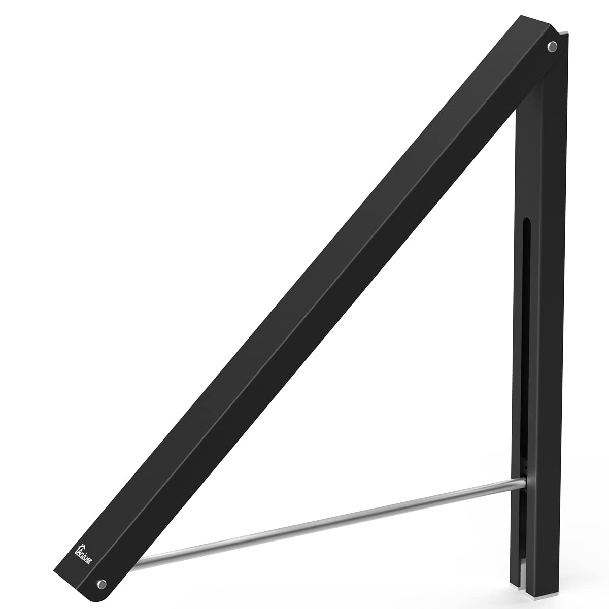 Drying Rack Wall Mounted Clothes Hanger Folding Wall Coat Racks Aluminum Home Storage Organiser Space Savers