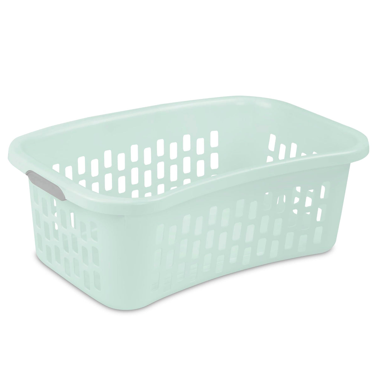 Sterilite HipHold Laundry Basket, Plastic Rectangle Clothes Hamper, 6 Pack