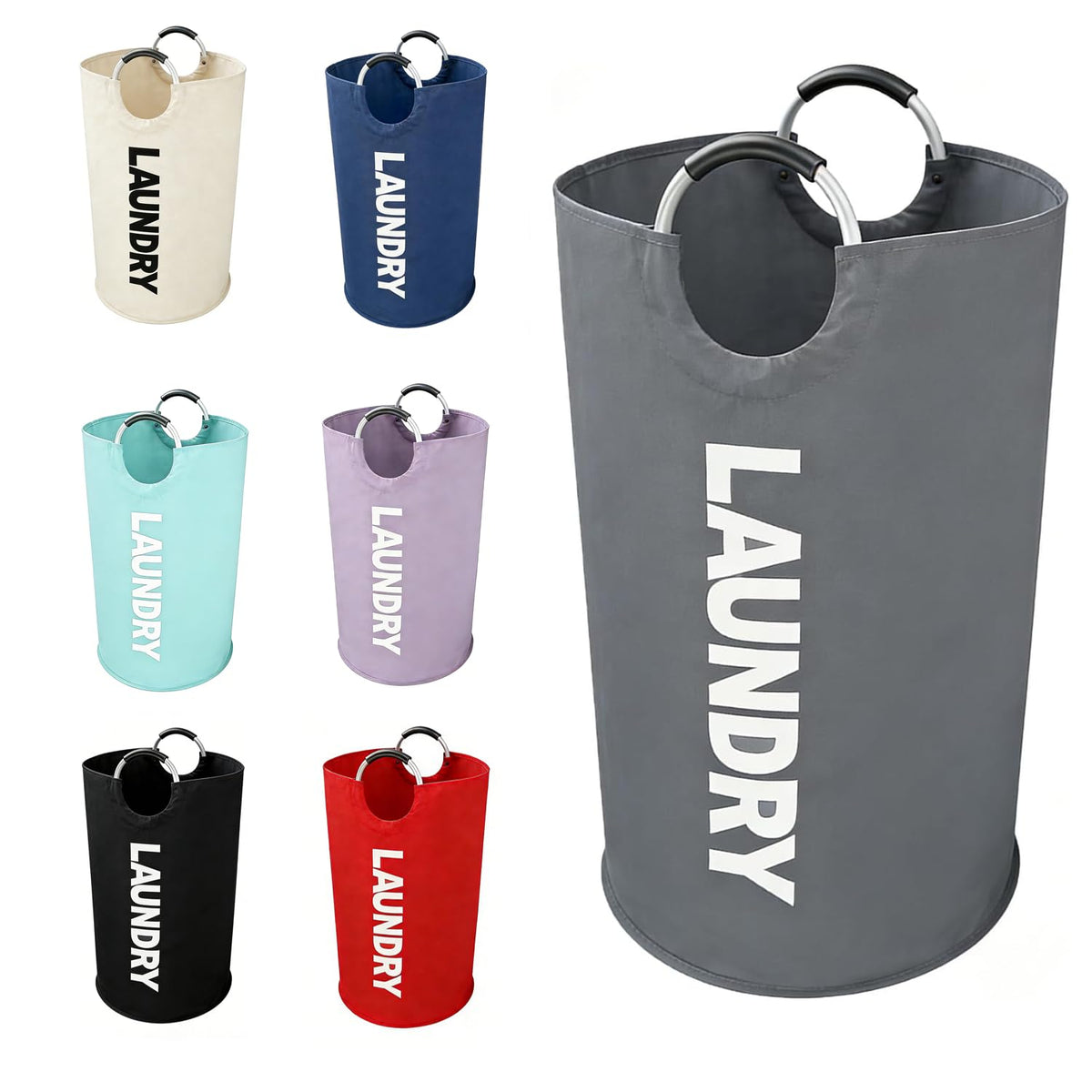A Large 90 Liter Laundry, Navy Blue