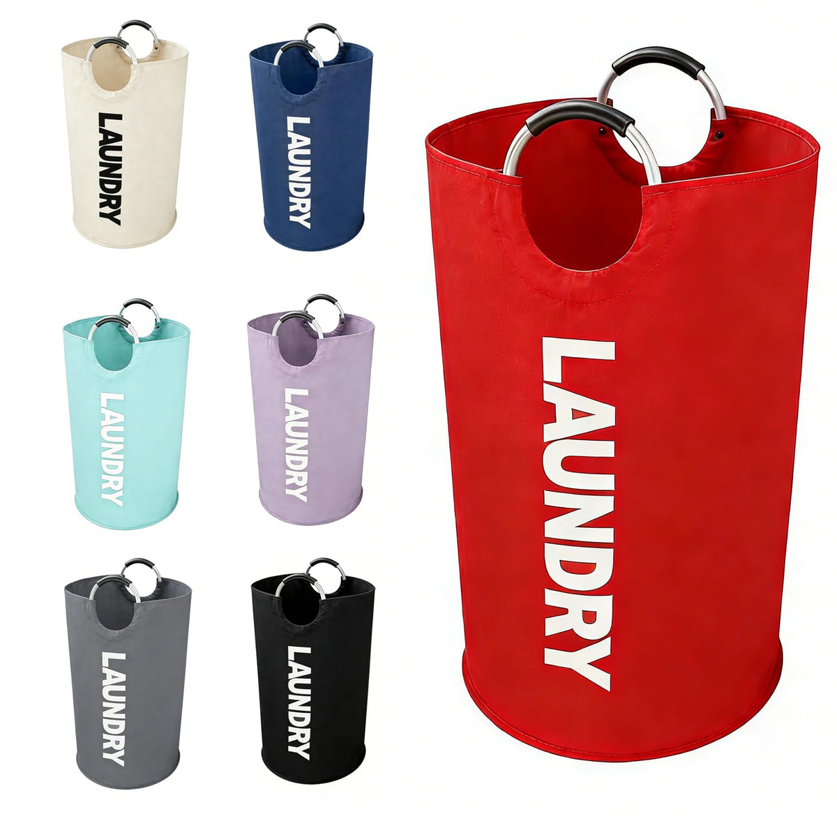 A Large 90 Liter Laundry, Navy Blue