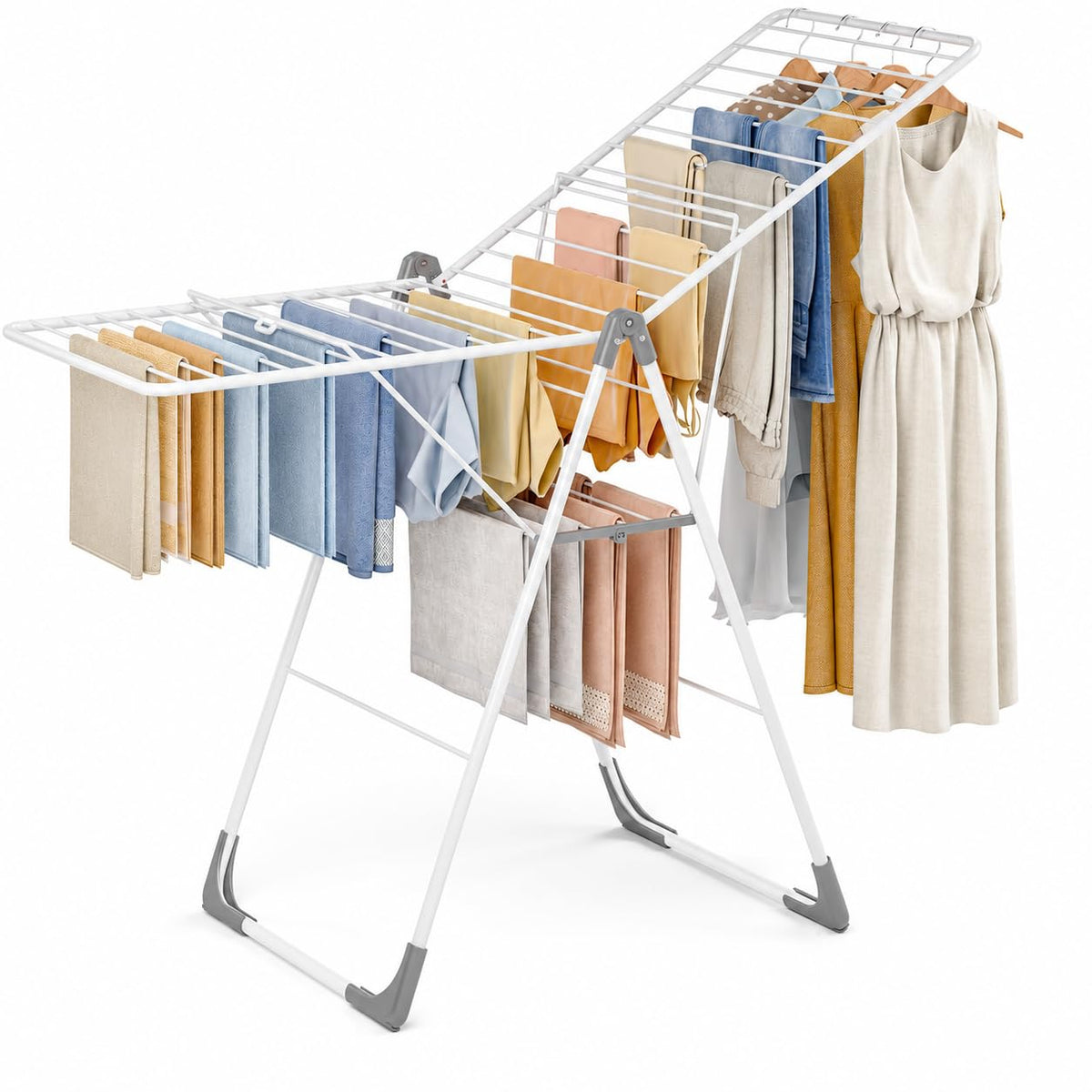 APEXCHASER Clothes Drying Rack, Large Capacity Drying Rack Clothing