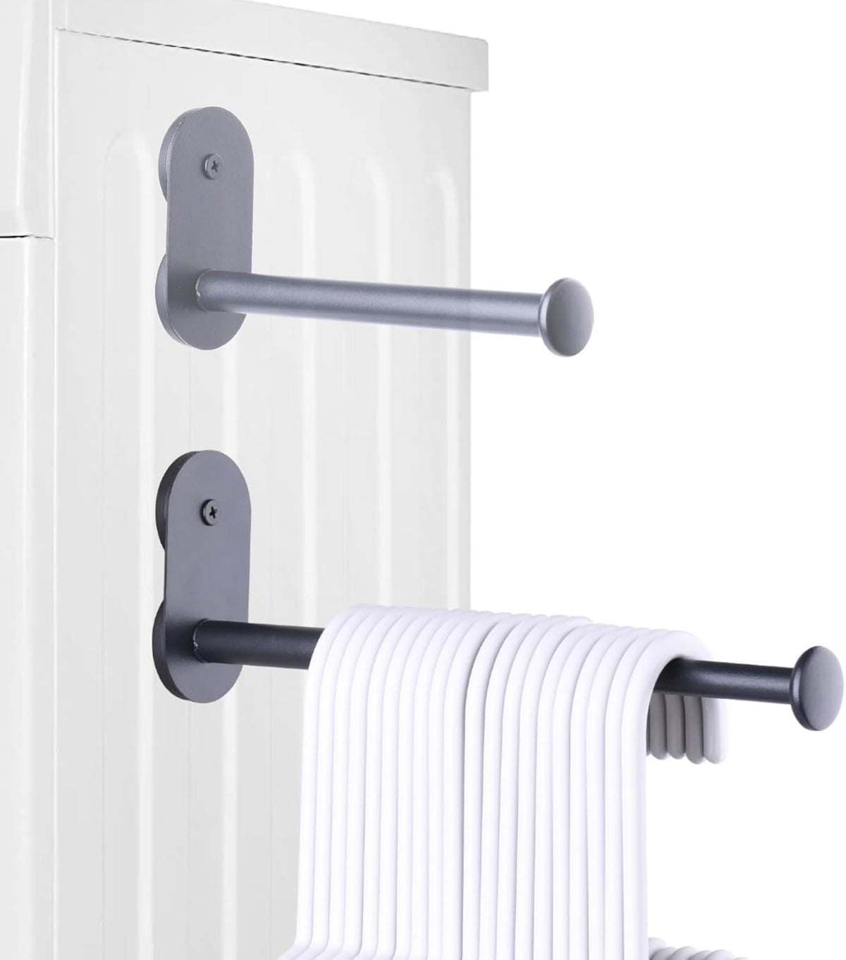 Extendable Magnetic Hanger Holder for Laundry Room, Storage Organizer 1Pack