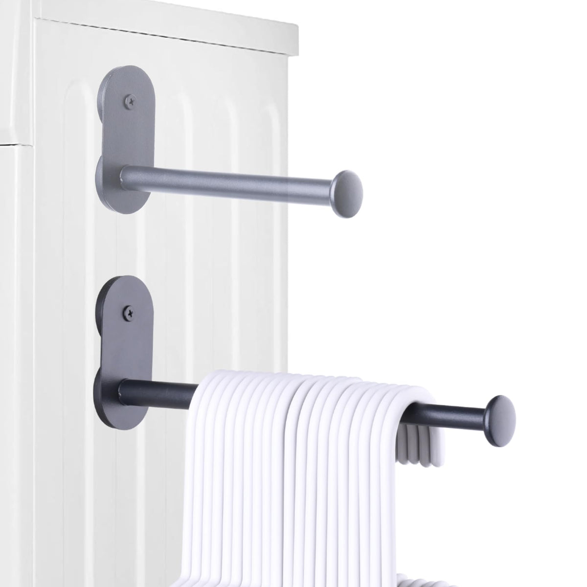 Extendable Magnetic Hanger Holder for Laundry Room, Storage Organizer 1Pack