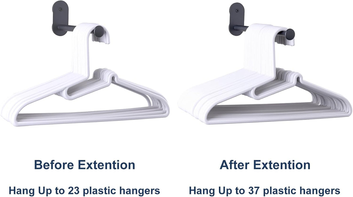 Extendable Magnetic Hanger Holder for Laundry Room, Storage Organizer 1Pack