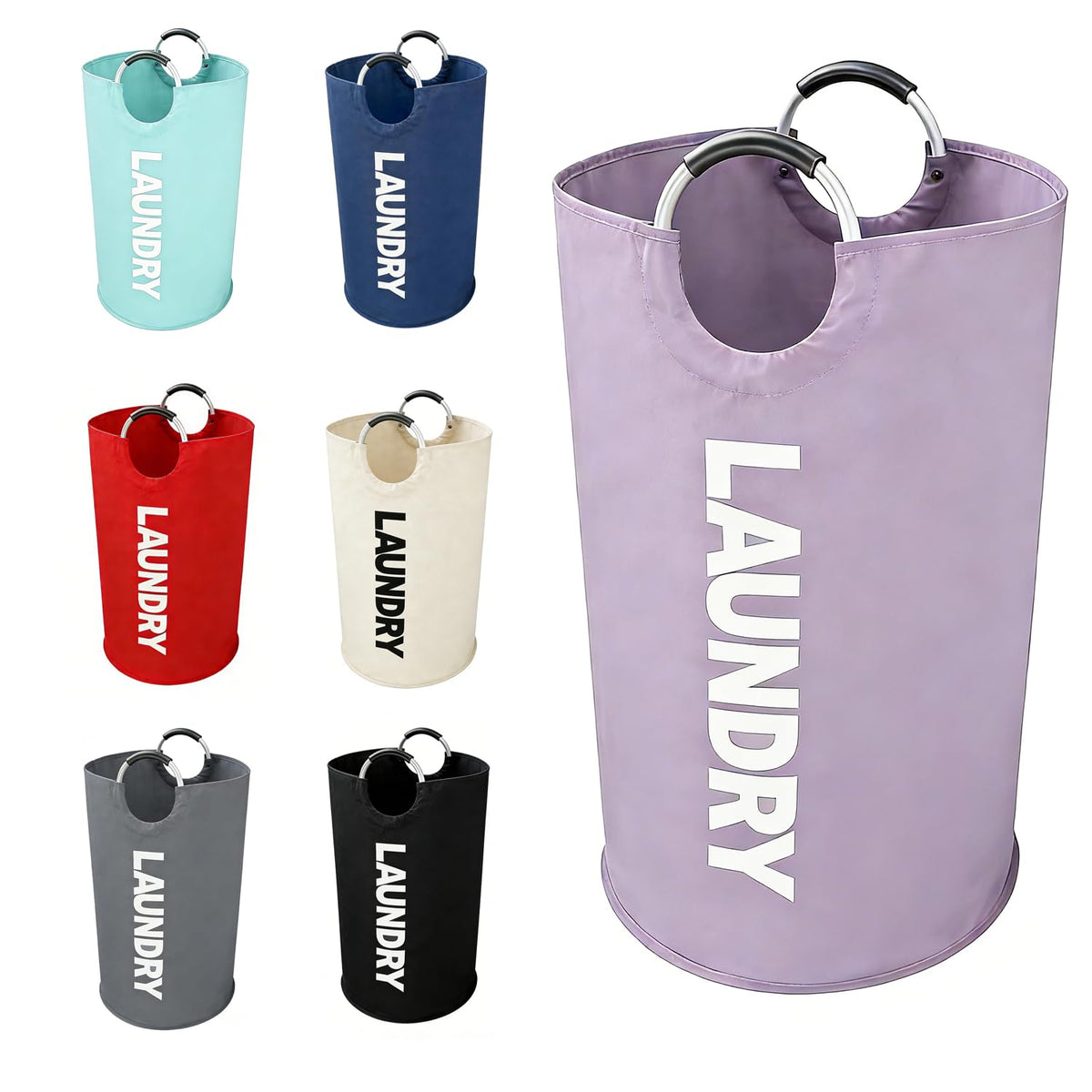A Large 90 Liter Laundry, Navy Blue
