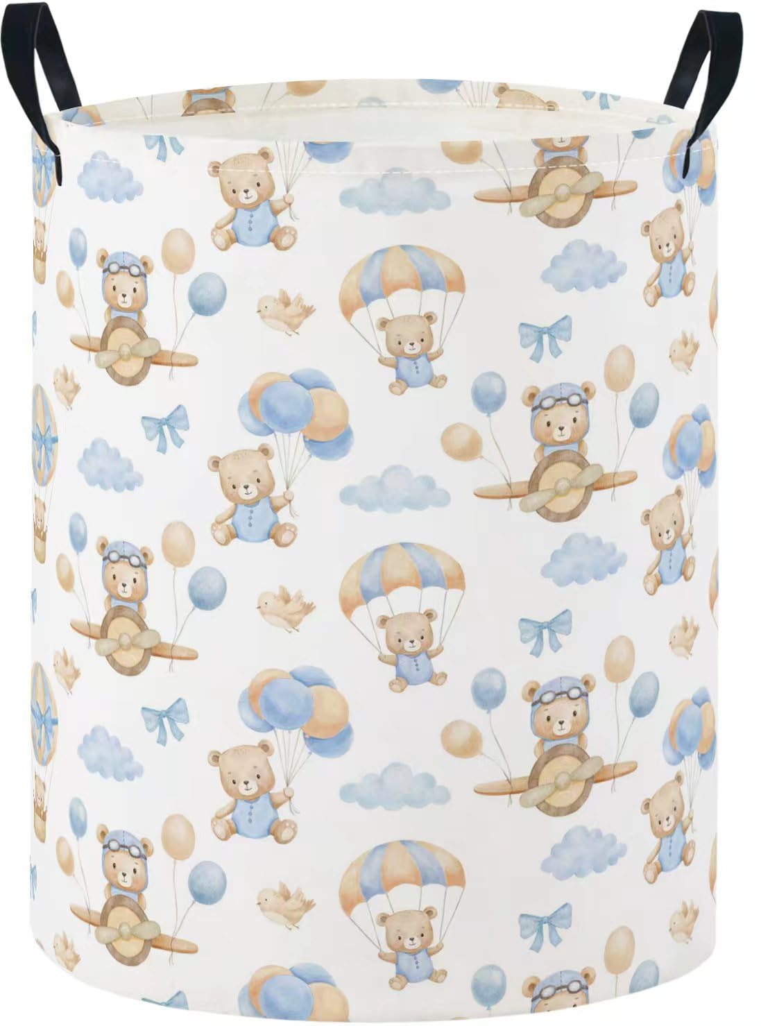 Baby Laundry Basket Baby Nursery Hamper Kids Laundry Basket Toy Storage Bin for Boys Room Decor Gift Baskets for Bedroom Bathroom(Spider Web)