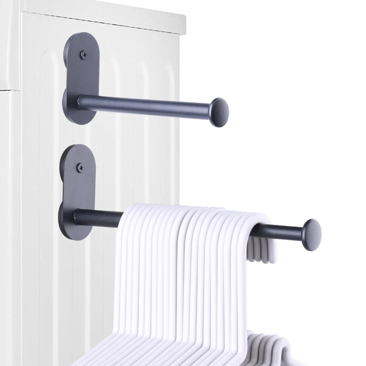 Extendable Magnetic Hanger Holder for Laundry Room, Storage Organizer 1Pack