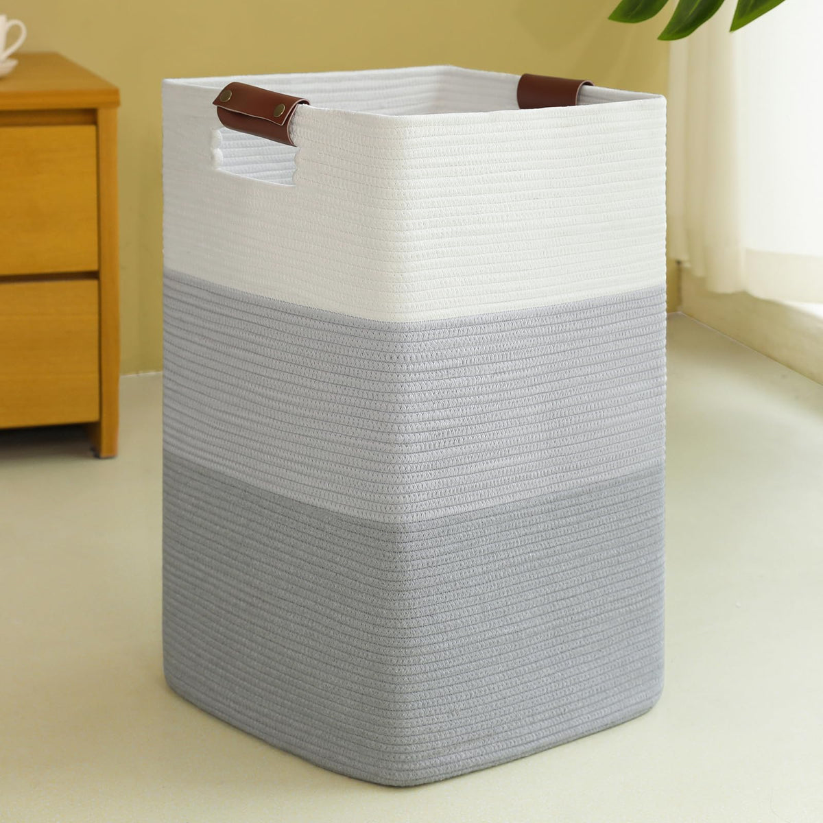 Laundry Hamper 96L Extra Large Laundry Basket, Woven Blanket Basket
