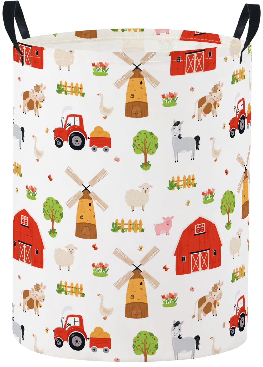 Baby Laundry Basket Baby Nursery Hamper Kids Laundry Basket Toy Storage Bin for Boys Room Decor Gift Baskets for Bedroom Bathroom(Spider Web)