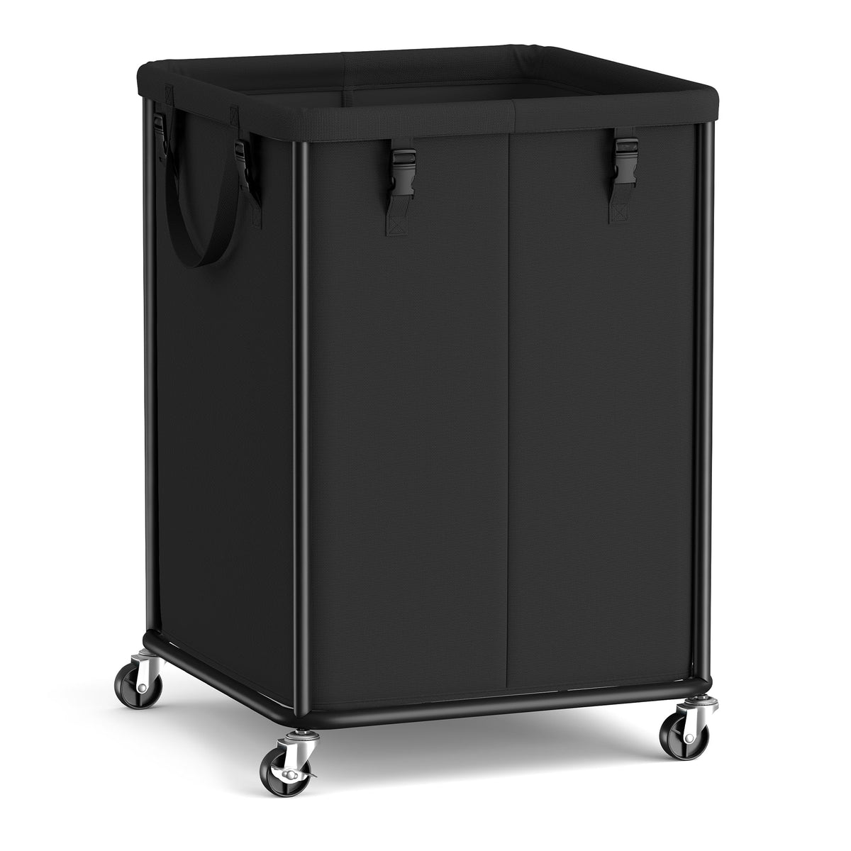 SONGMICS Laundry Basket with Wheels, Removable Liner Bag, 45 Gallon (170 L)