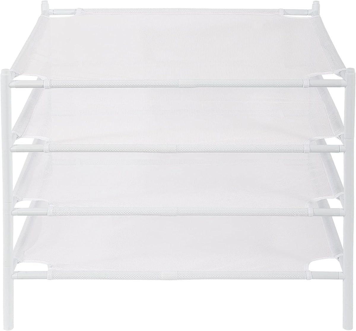 STO STO Sweater Drying Rack, 4-Pack Stackable Mesh Clothes Drying Rack, Laundry Drying Rack for Sweaters, Socks, Toys, White