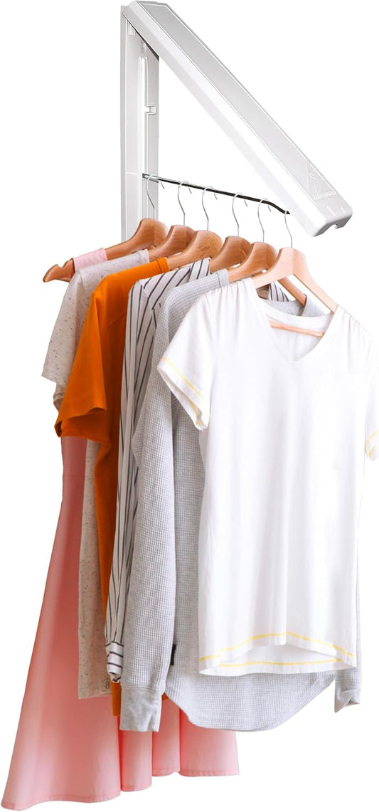InstaHanger Wall Mounted Clothes Drying Rack - Collapsible, 60lb Capacity