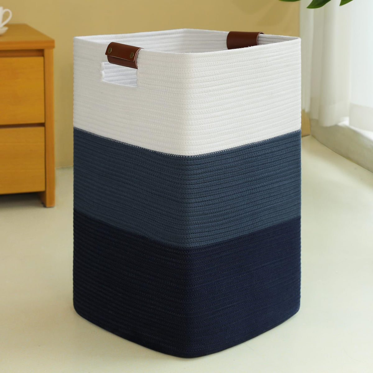 Laundry Hamper 96L Extra Large Laundry Basket, Woven Blanket Basket