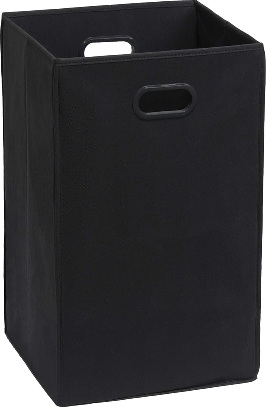 Simple Houseware Foldable Closet Laundry Hamper Basket, Black