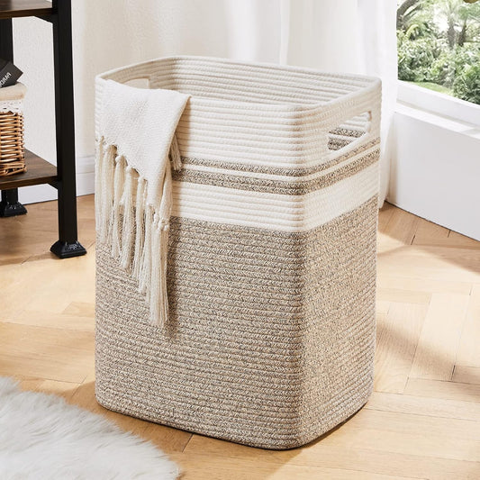 OIAHOMY Laundry Hamper Collapsible Laundry Basket Clothes Organizer Yellow