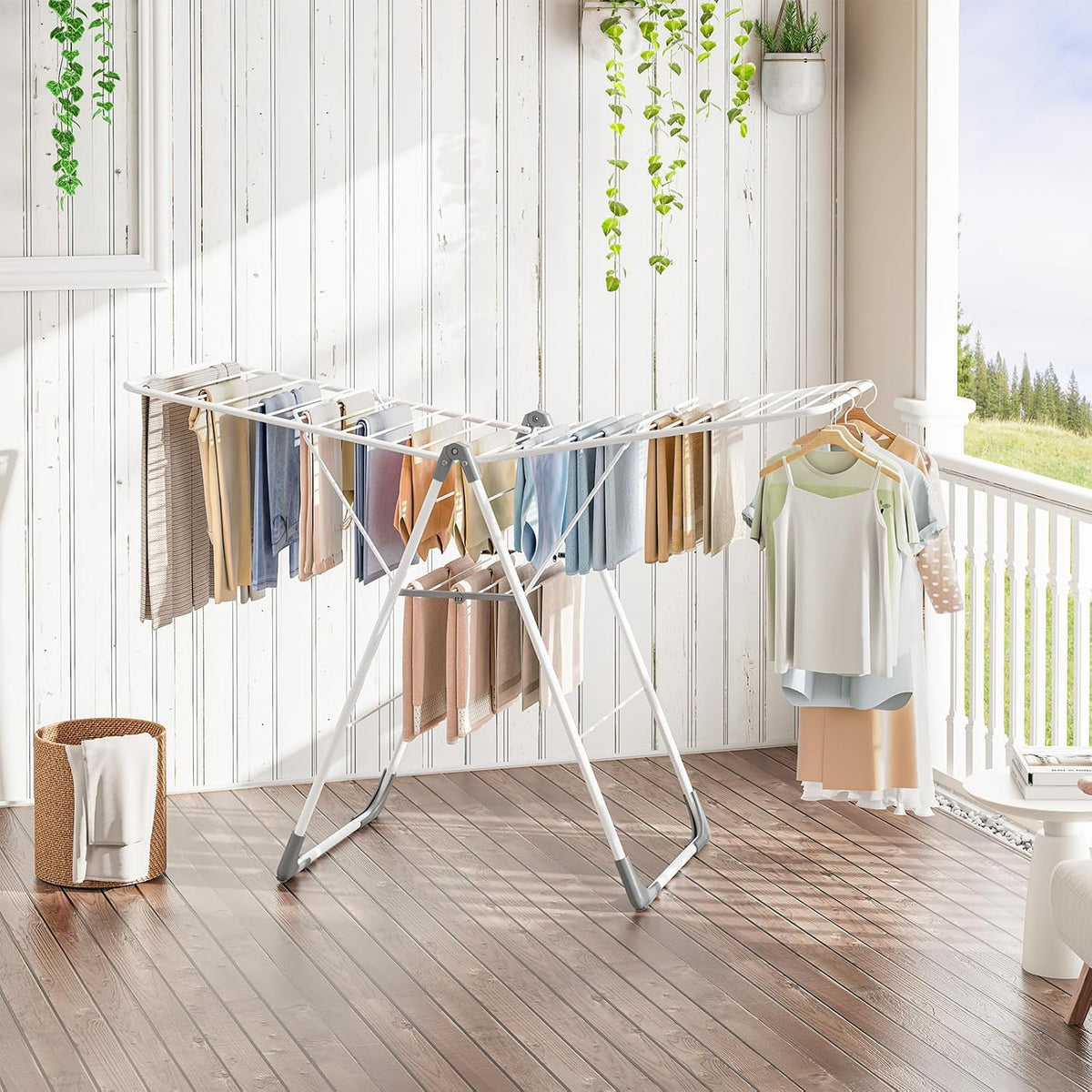 APEXCHASER Clothes Drying Rack, Large Capacity Drying Rack Clothing