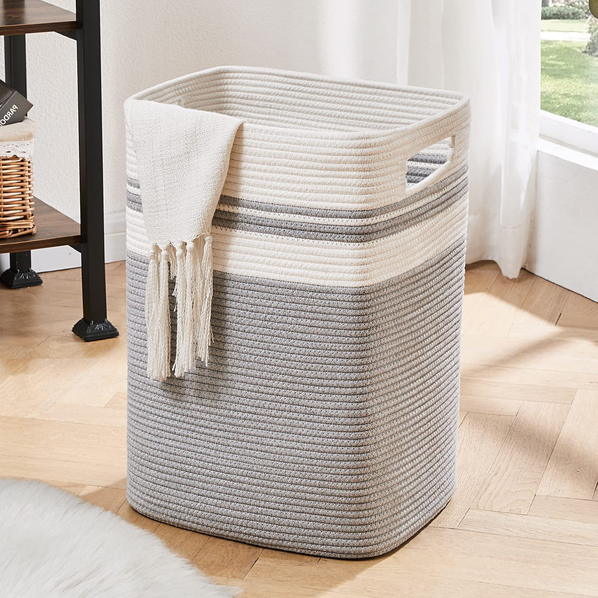 OIAHOMY Laundry Hamper Collapsible Laundry Basket Clothes Organizer Yellow