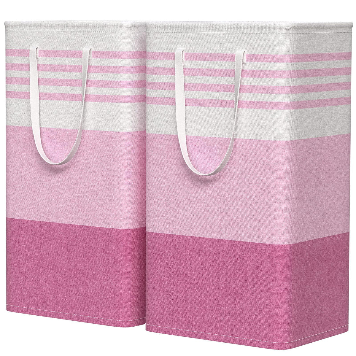 WOWBOX 2 Pack Laundry Baskets, Collapsible Dirty Clothes Laundry Hampers